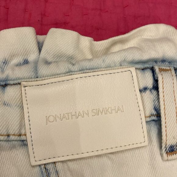 Jonathan  Simkhai acid wash Jeans with High-Waisted Fit, size 25 - Picture 14 of 16